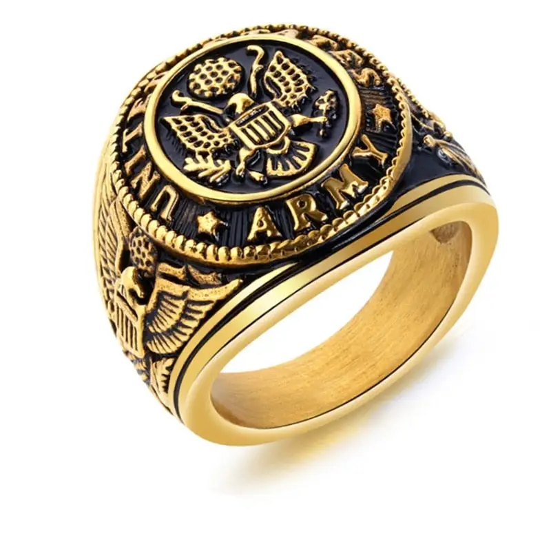 Bague armée américaine or - Image 2