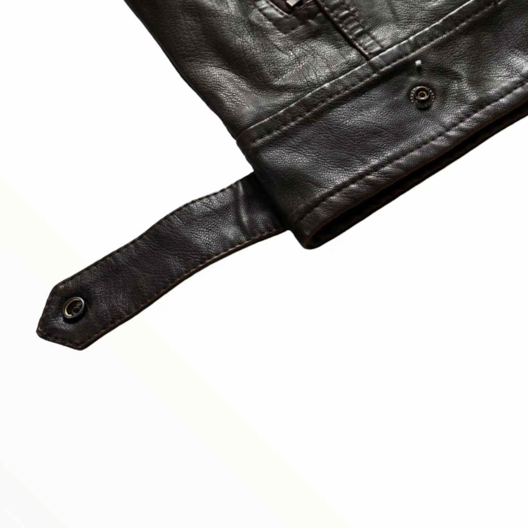 BLOUSON MILITAIRE EFFET CUIR ITALIEN - Image 11