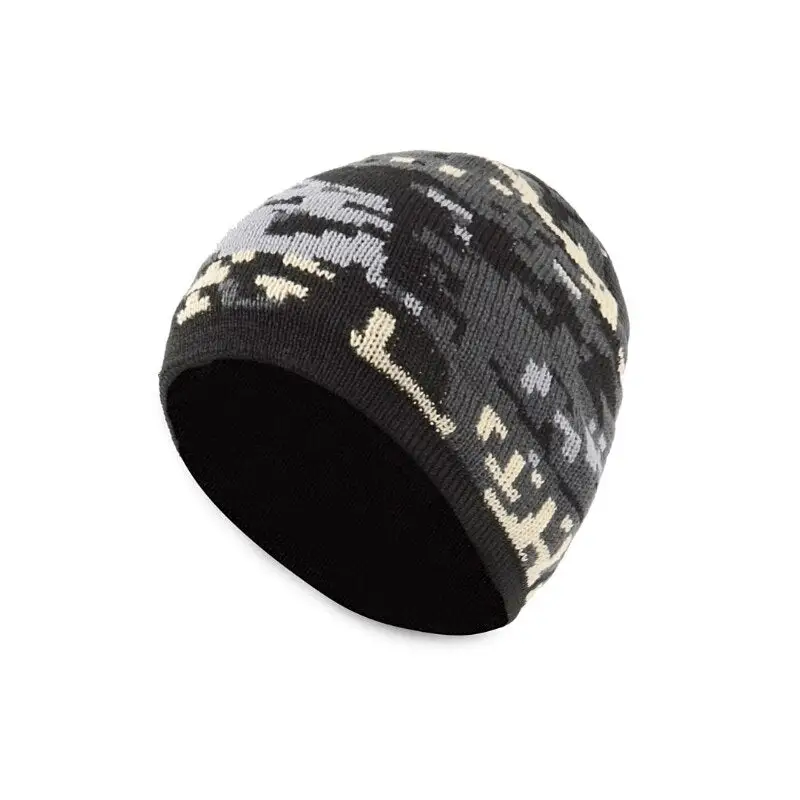Bonnet homme camouflage modèle tricot - Image 2