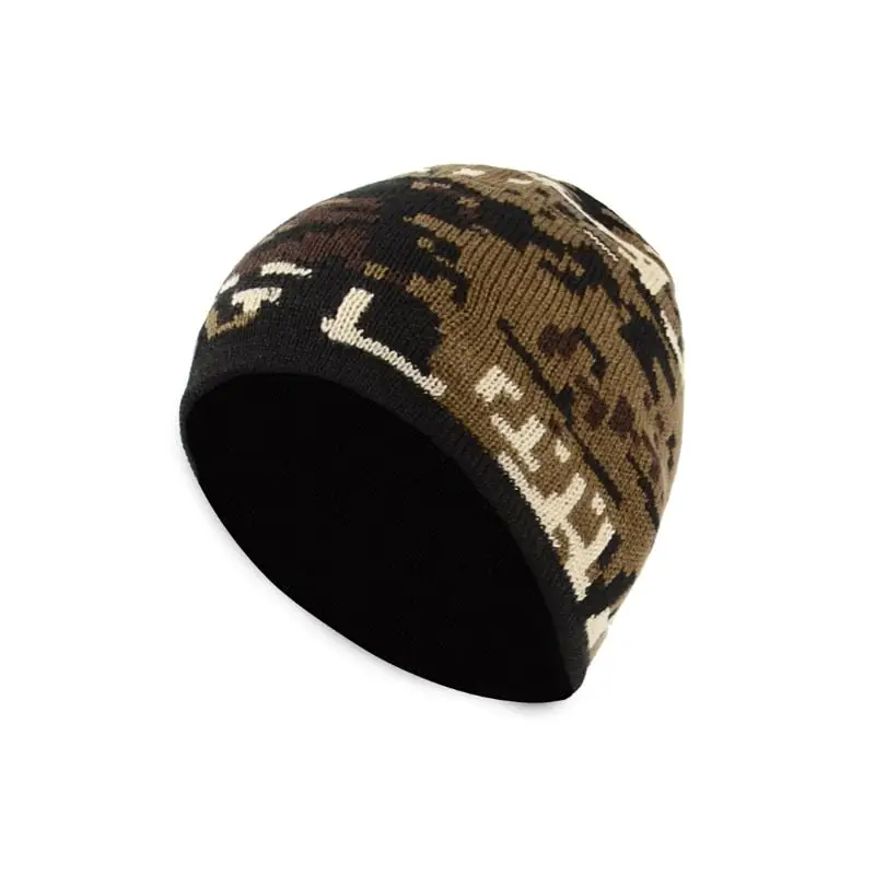 Bonnet homme camouflage modèle tricot - Image 3