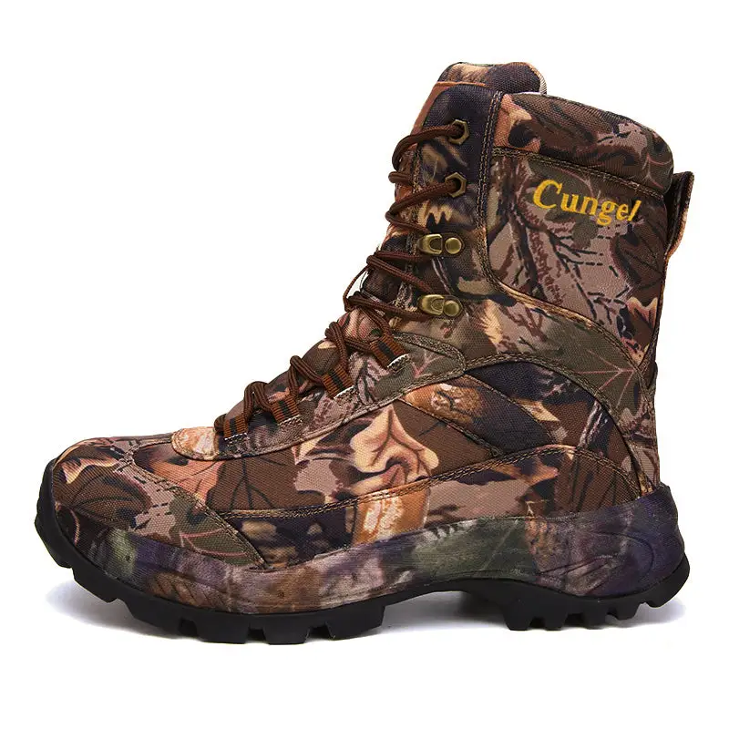 Bottes militaires tactiques camouflage - Image 2