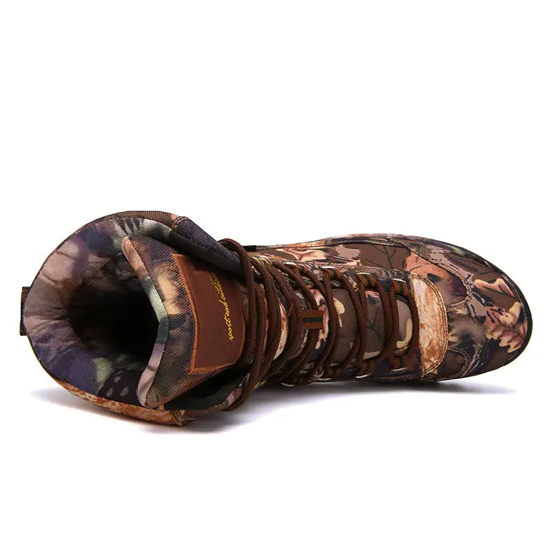 Bottes militaires tactiques camouflage - Image 3
