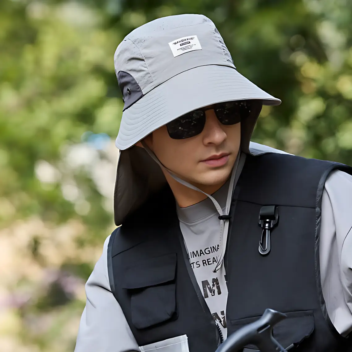 Chapeau anti uv protection cou randonnée - Image 10