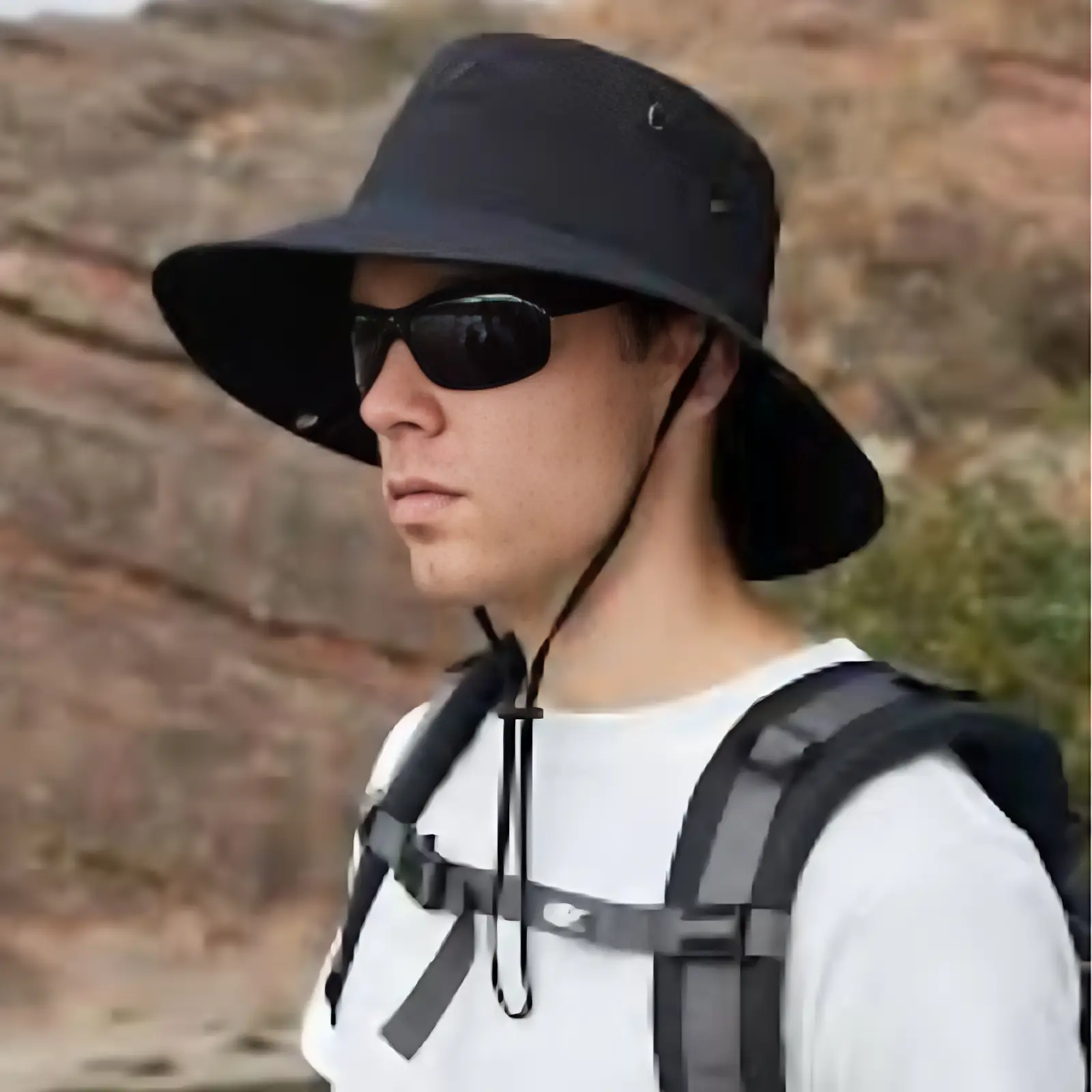 Chapeau randonnée anti-UV imperméable - Image 9
