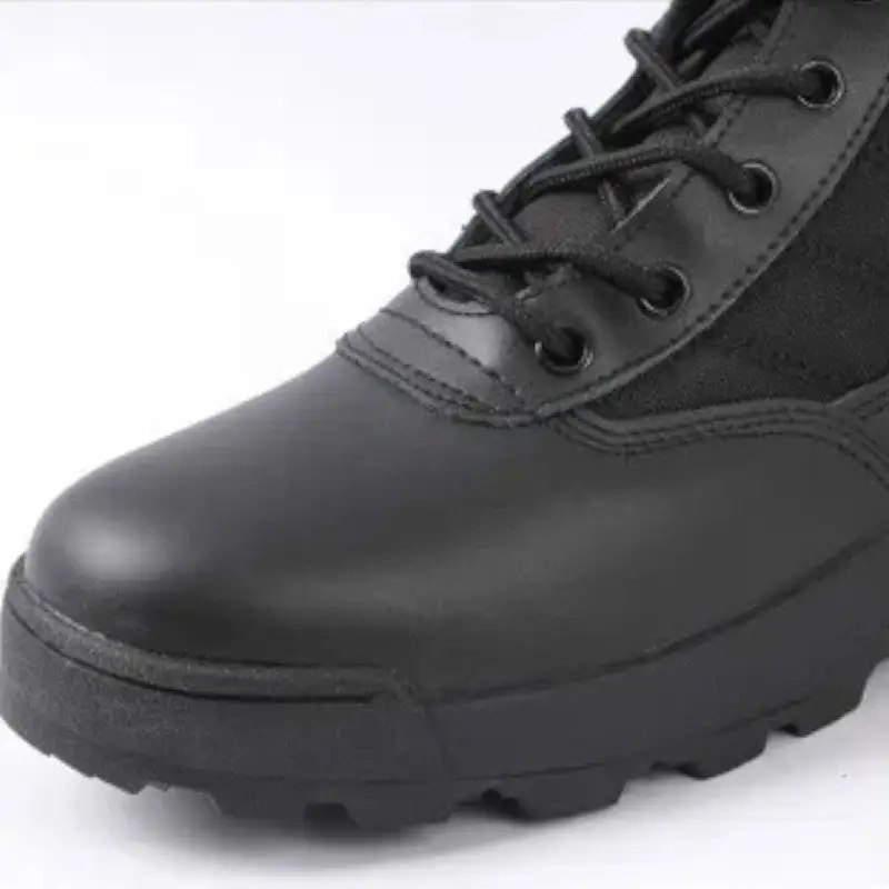 Chaussures noires militaires - Image 16
