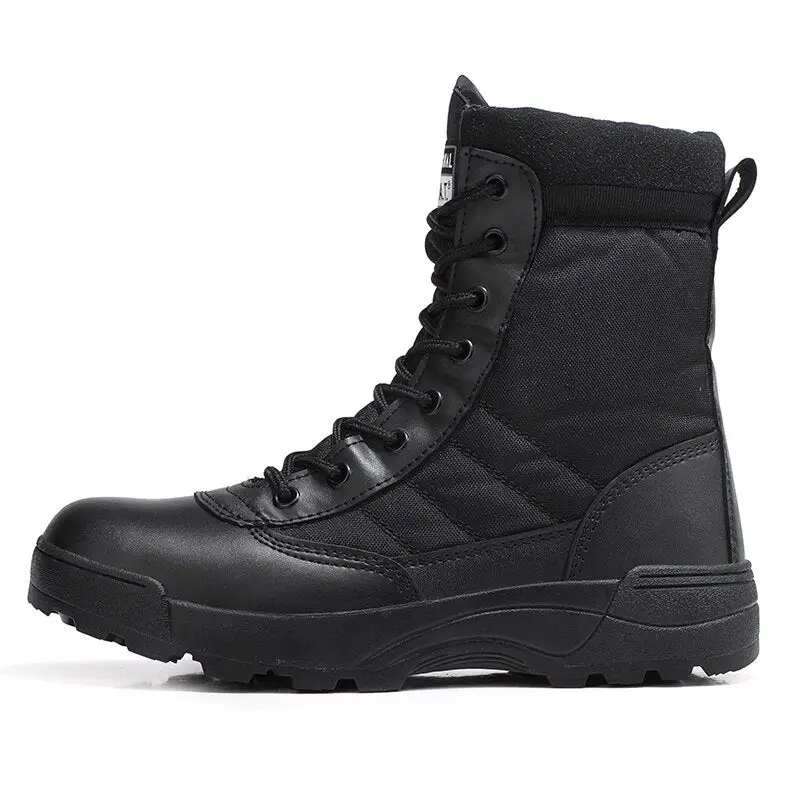 Chaussures noires militaires - Image 2