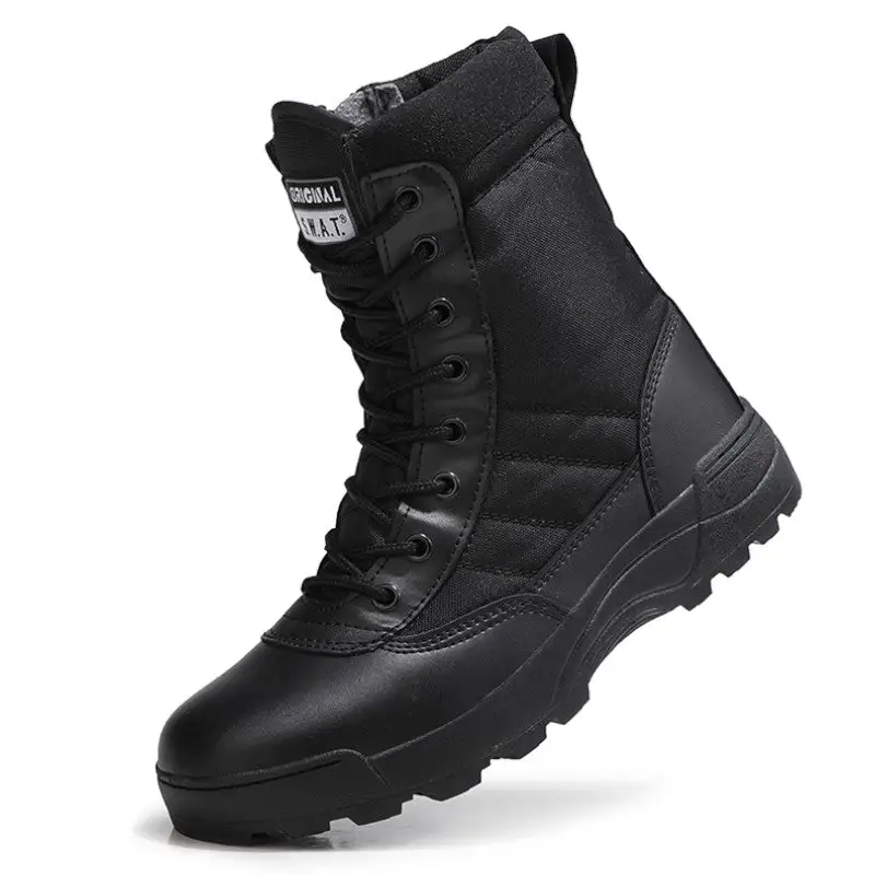 Chaussures noires militaires - Image 4