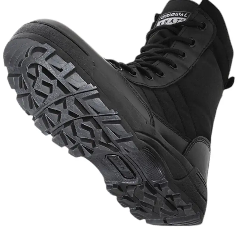 Chaussures noires militaires - Image 6