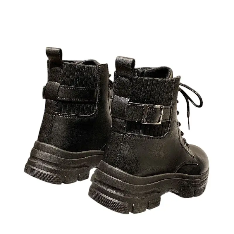 Chaussures type rangers femme - Image 18