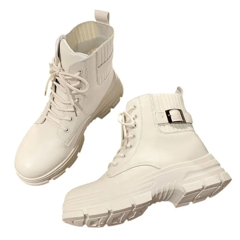 Chaussures type rangers femme - Image 4