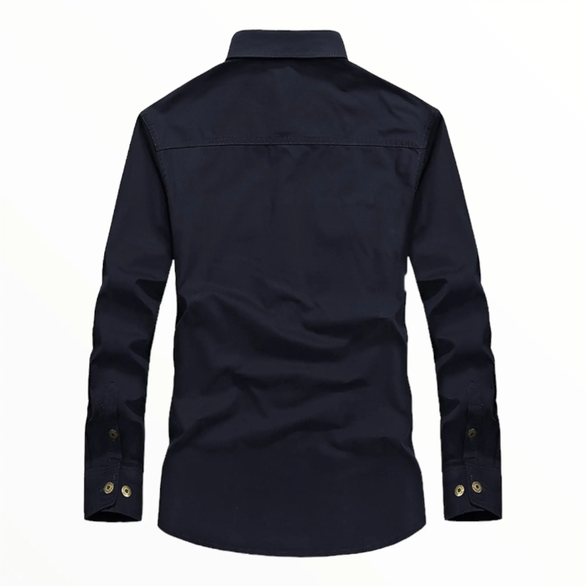 CHEMISE MILITAIRE A DOUBLE POCHES - Image 2
