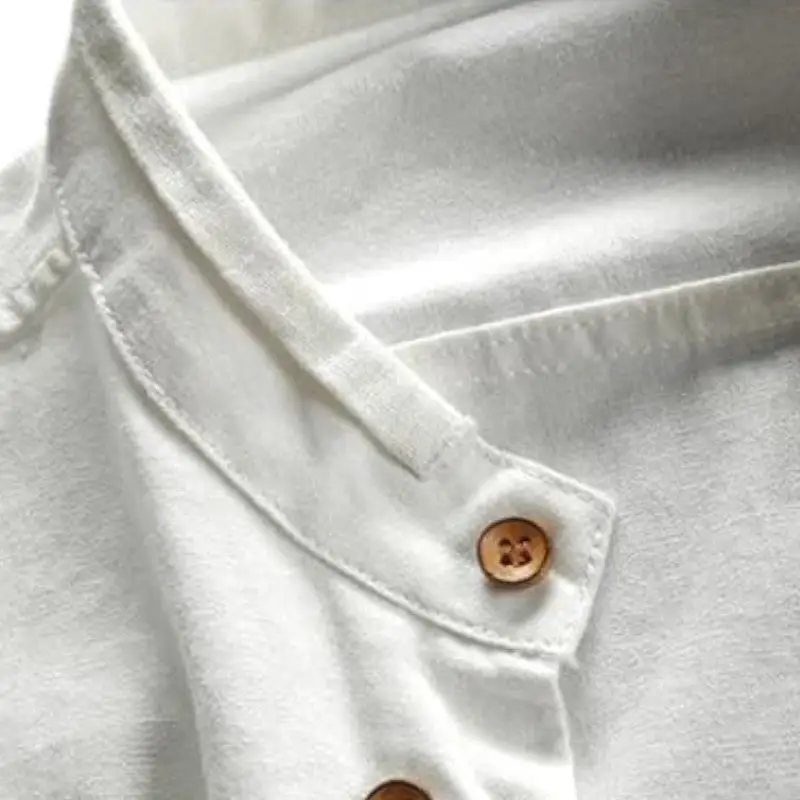 CHEMISE MILITAIRE EN LAIN - Image 4