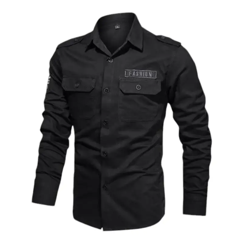 Chemise  style homme militaire - Image 2