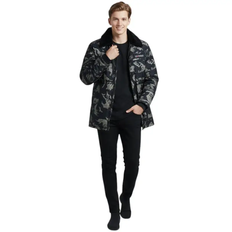 Doudoune camouflage militaire homme - Image 11