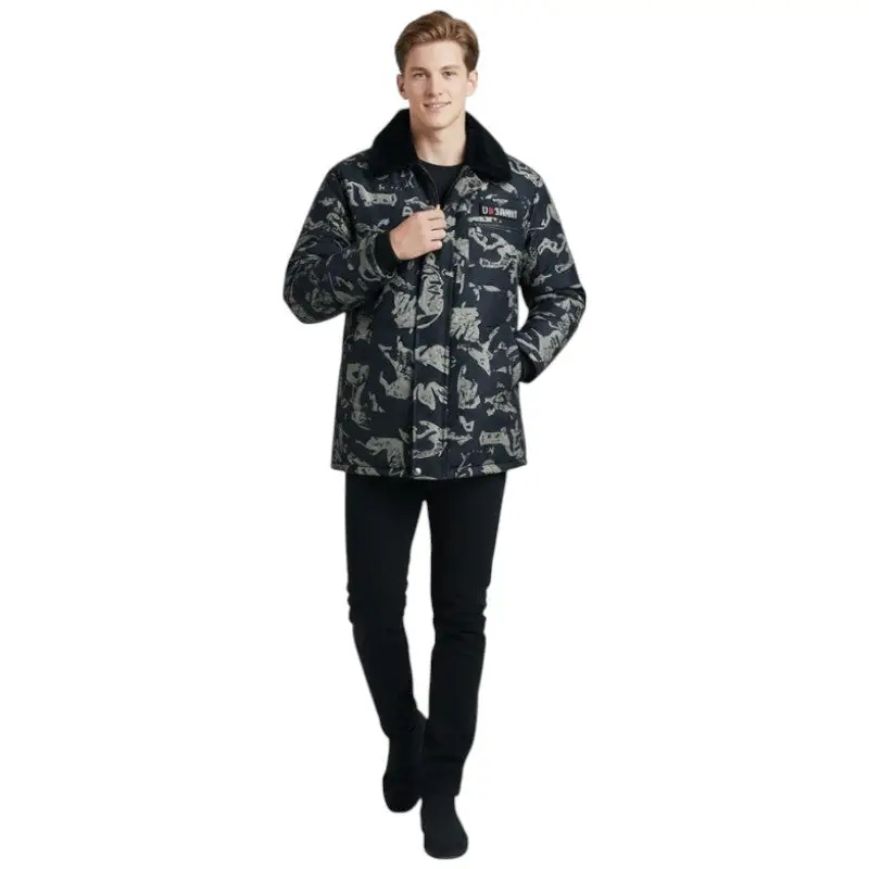 Doudoune camouflage militaire homme - Image 8