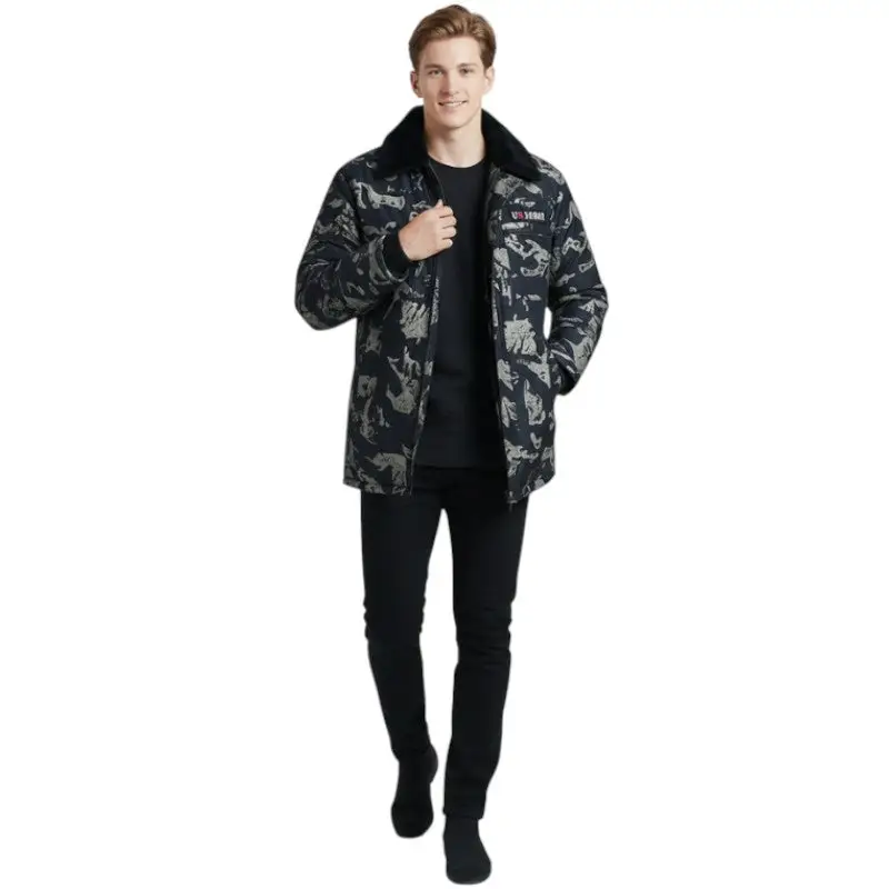 Doudoune camouflage militaire homme - Image 9