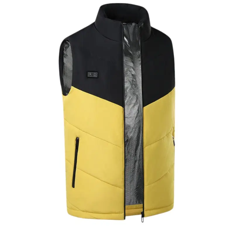 Doudoune chauffante jaune - Image 3
