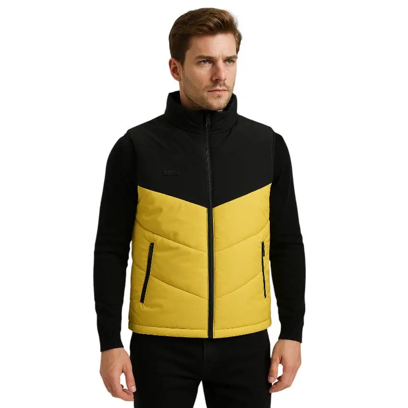 Doudoune chauffante jaune - Image 8