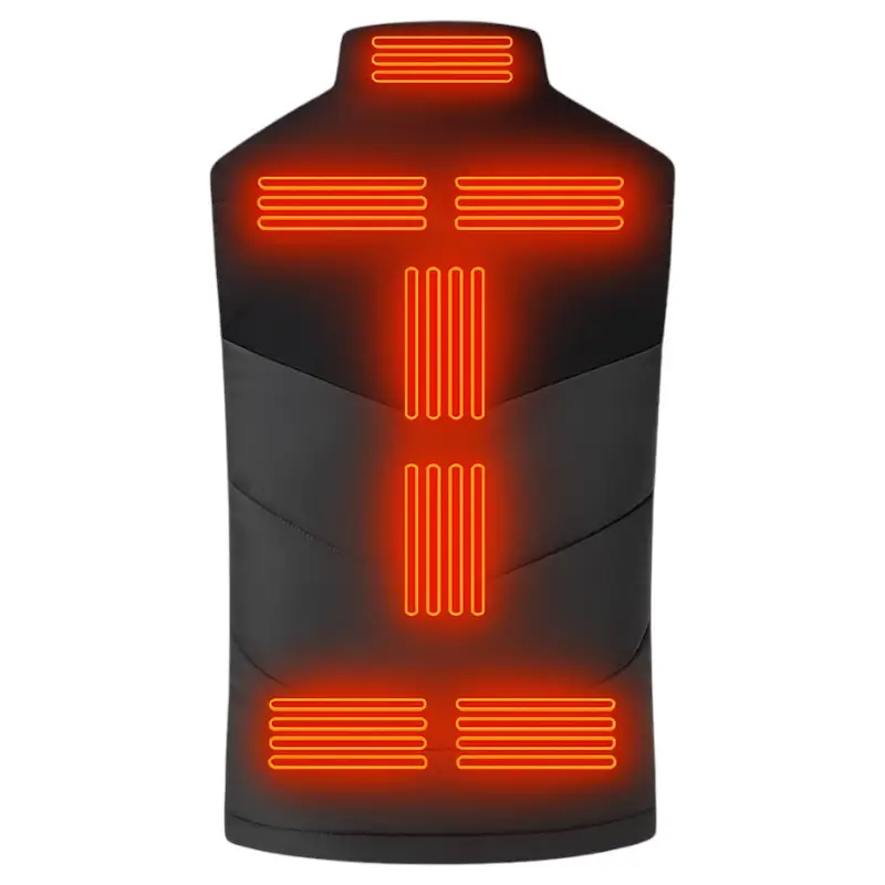 Doudoune chauffante rouge - Image 6