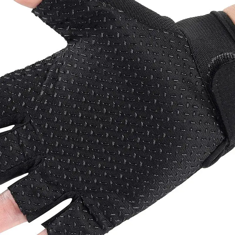 Gants militaire homme mi-doigts - Image 5