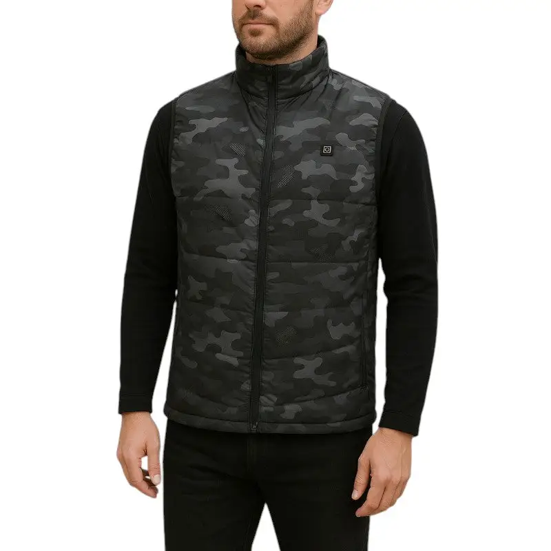Gilet chauffant camouflage 9 zones - Image 11