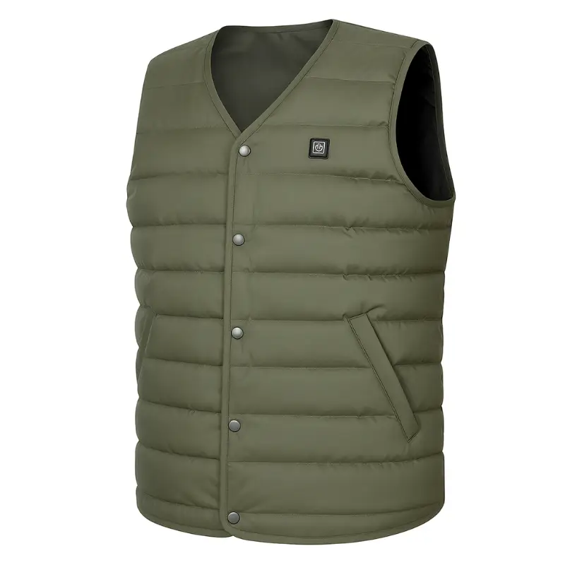 Gilet vert chauffant