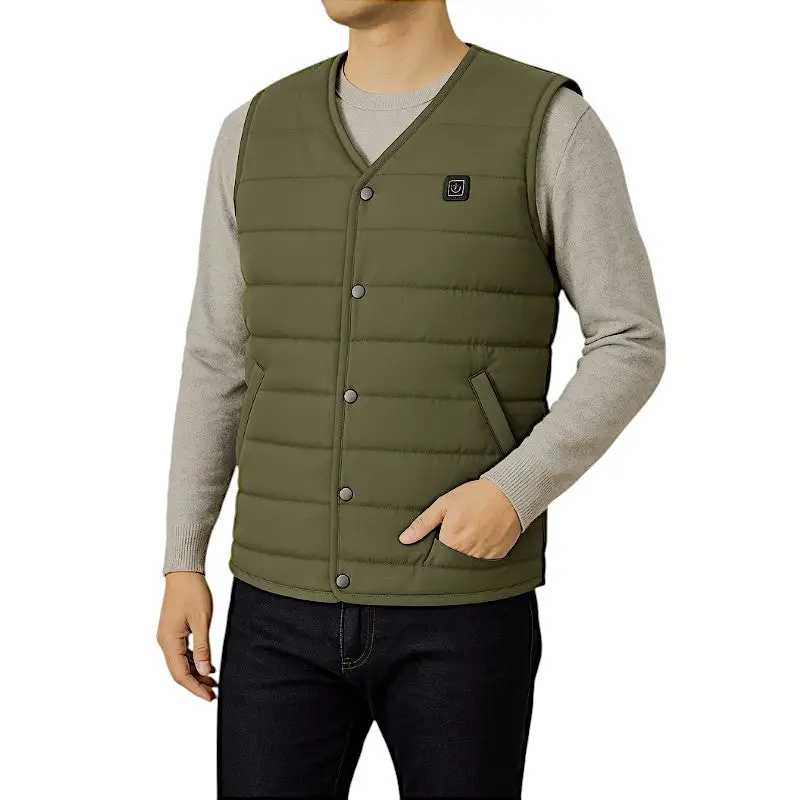 Gilet vert chauffant - Image 10