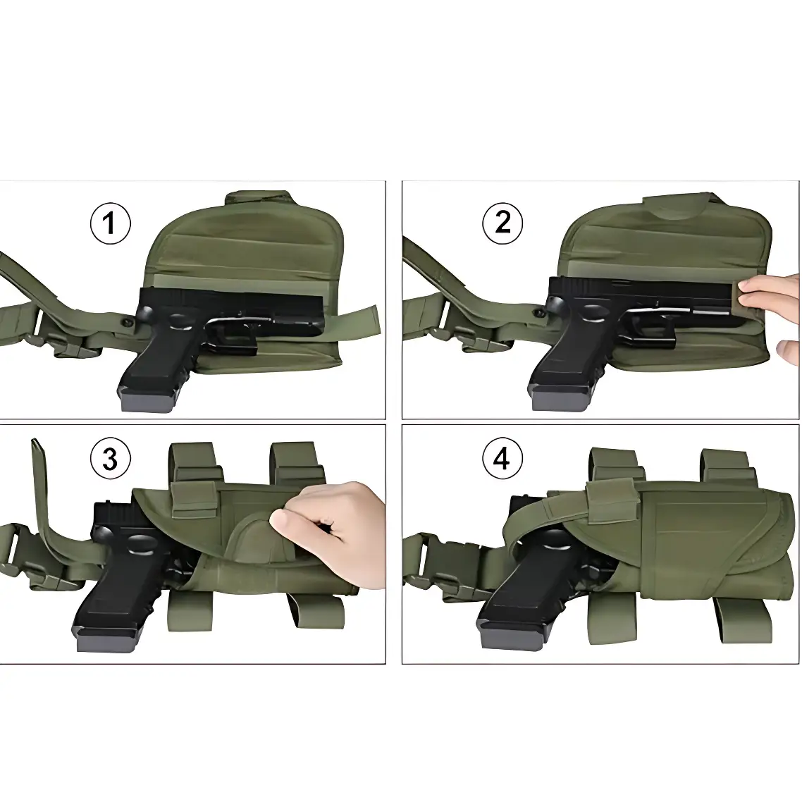 Holster de cuisse tactique avec sangle - Image 8