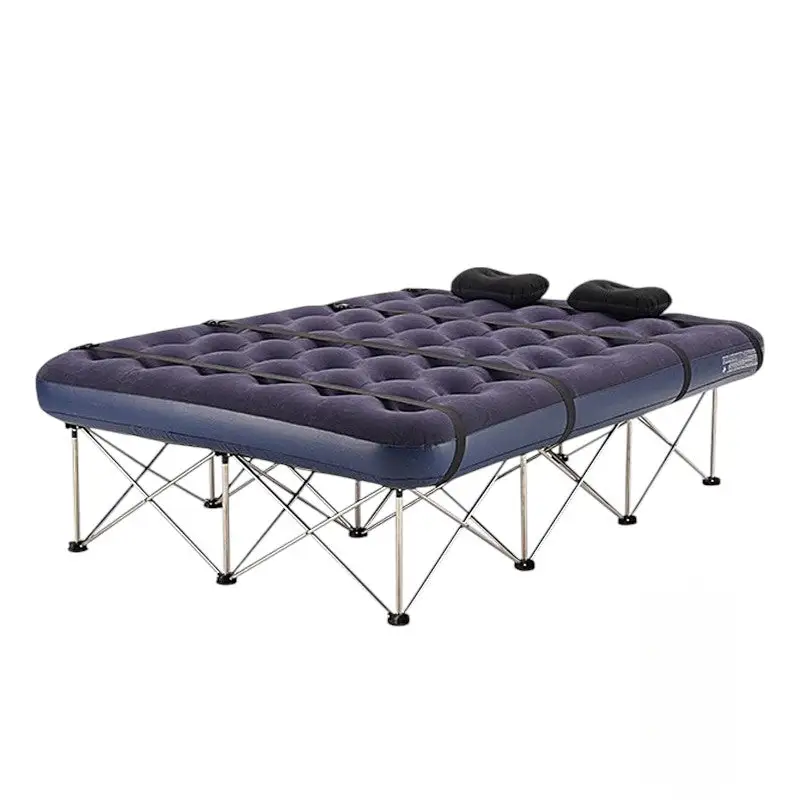 Lit de camp pliable 2 places - Image 2