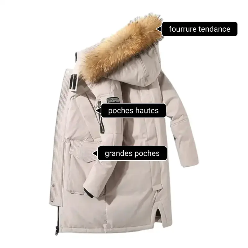 Manteaux Parka militaire grand froid - Image 3