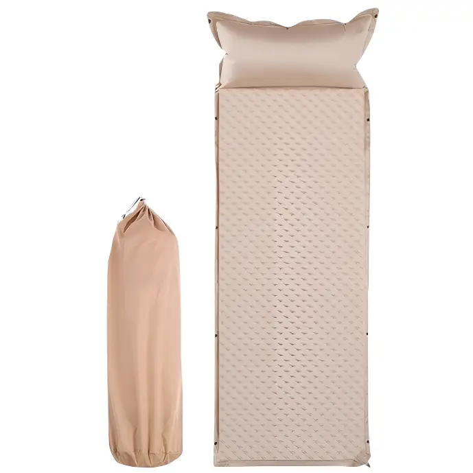 Matelas autogonflant simple 5 cm beige