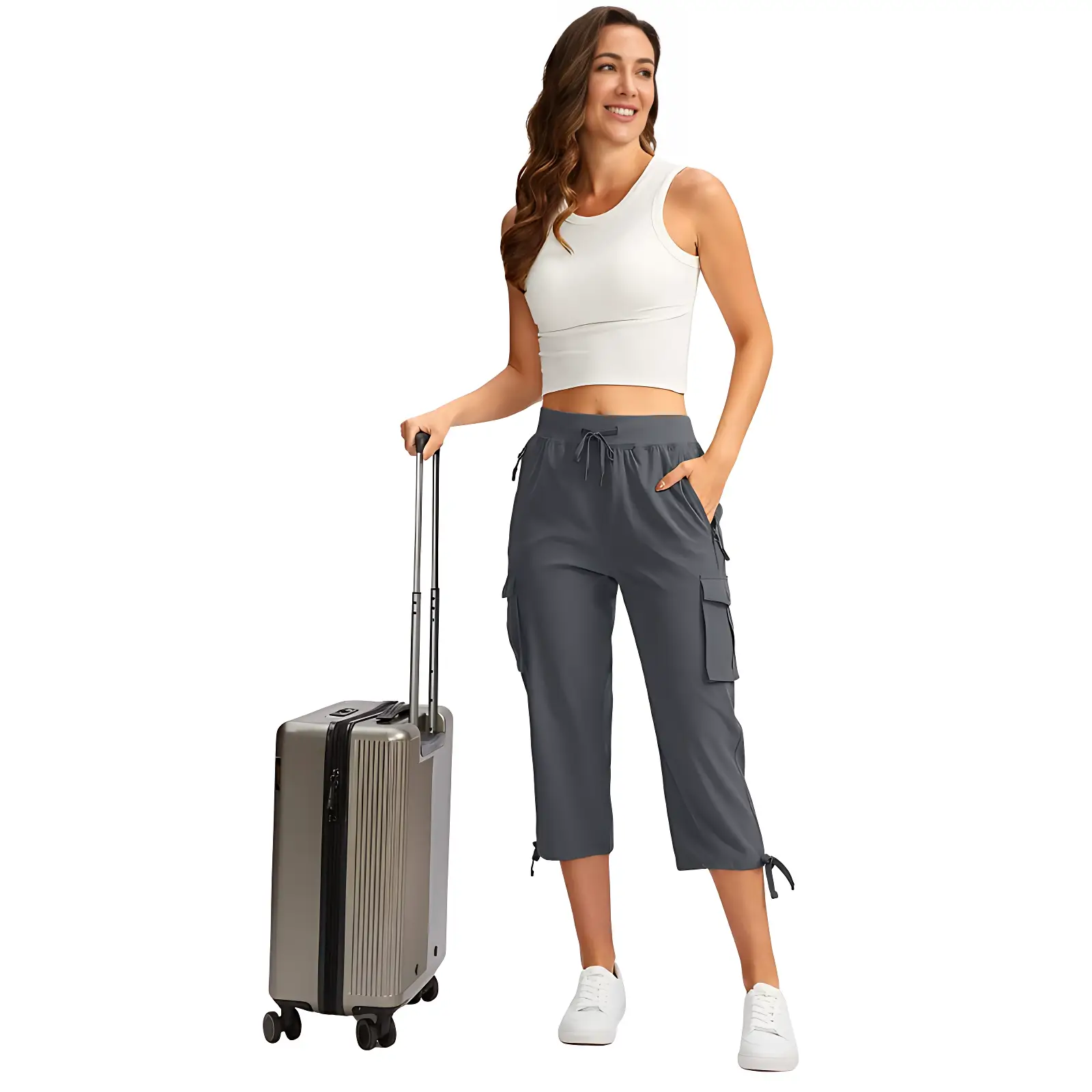 Pantalon 3/4 randonnée femme - Image 5