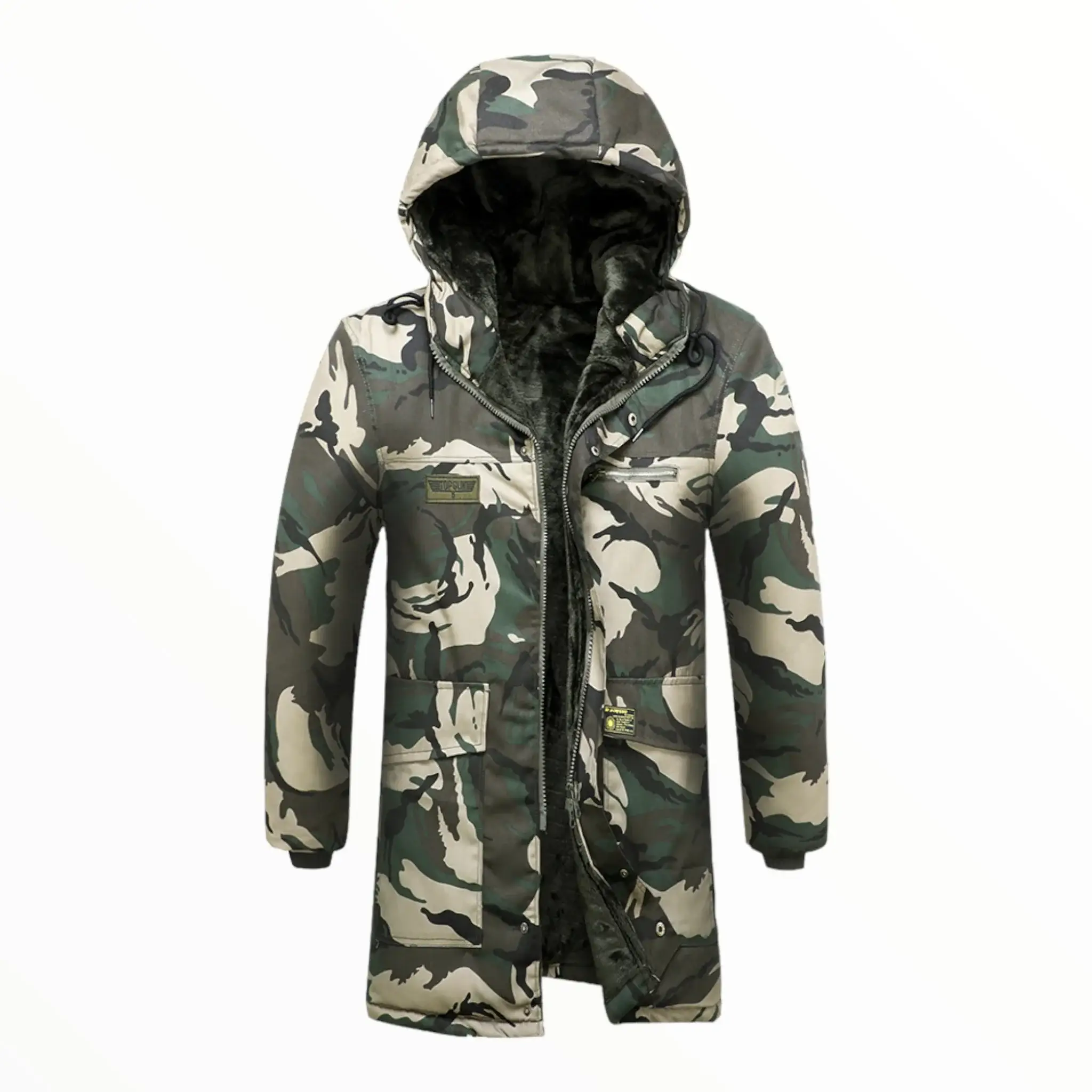 Parka militaire camouflage homme - Image 11