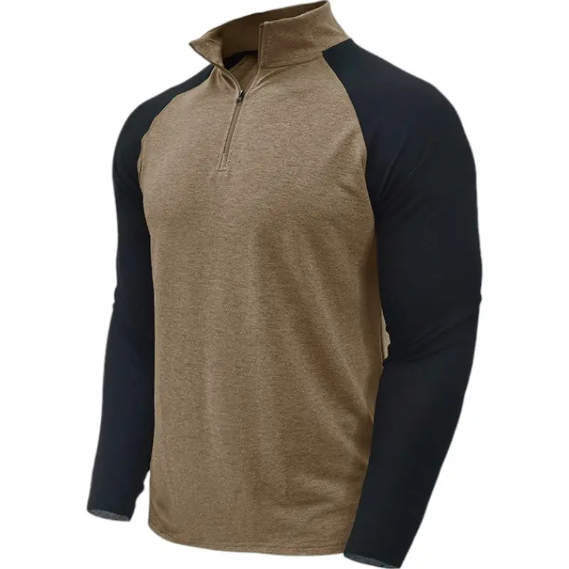 Pull militaire kaki homme - Image 3