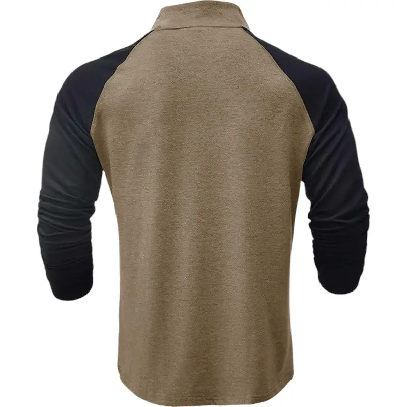 Pull militaire kaki homme - Image 4