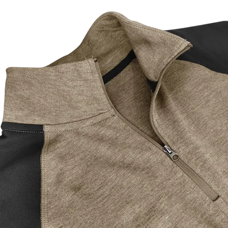 Pull militaire kaki homme - Image 5