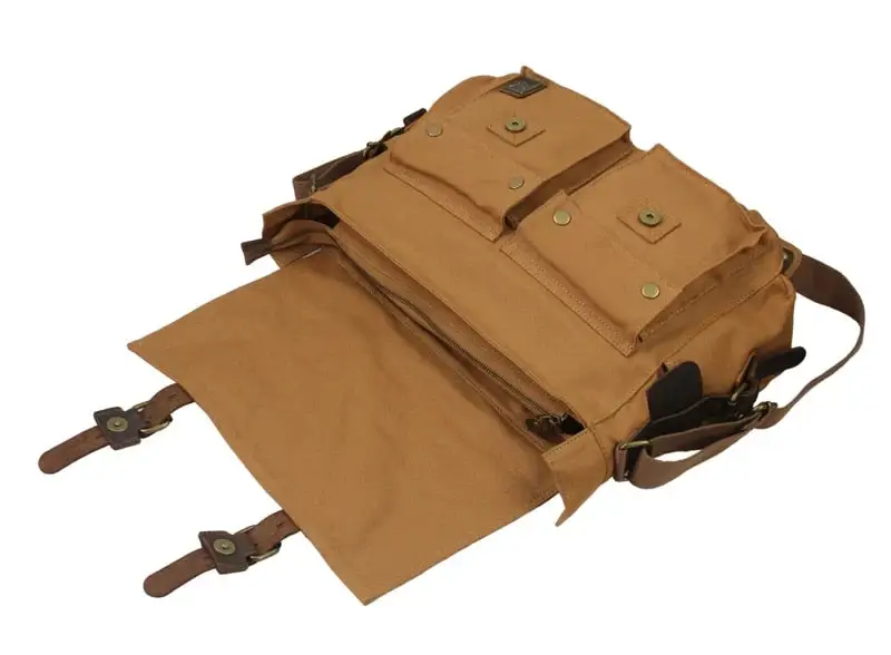 SAC MILITAIRE VINTAGE EN TOILE - Image 11