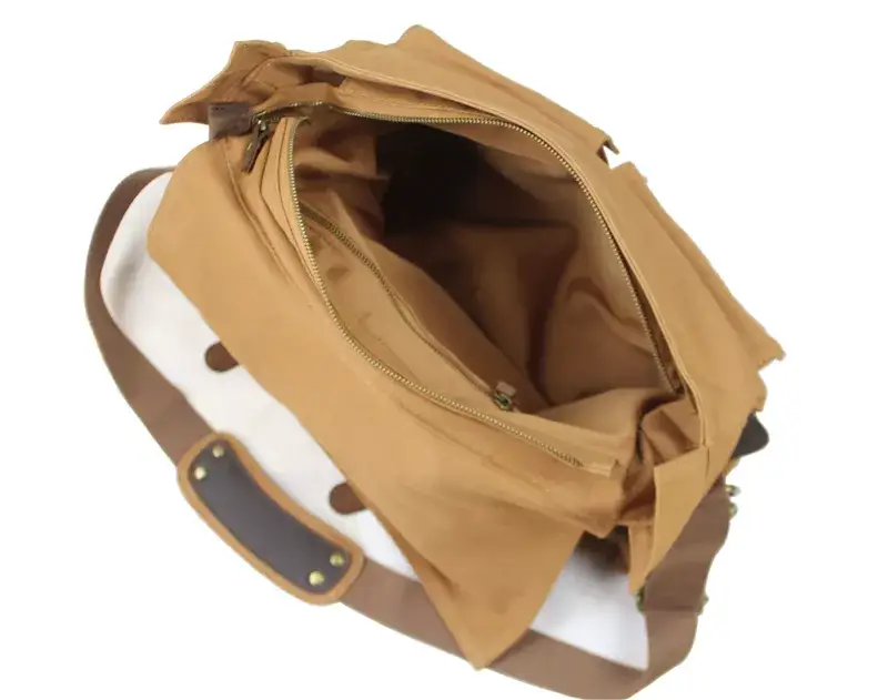 SAC MILITAIRE VINTAGE EN TOILE - Image 12