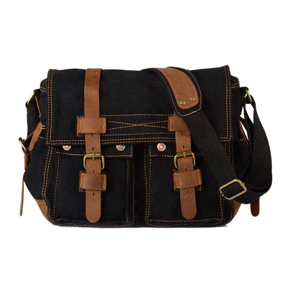SAC MILITAIRE VINTAGE EN TOILE - Image 3