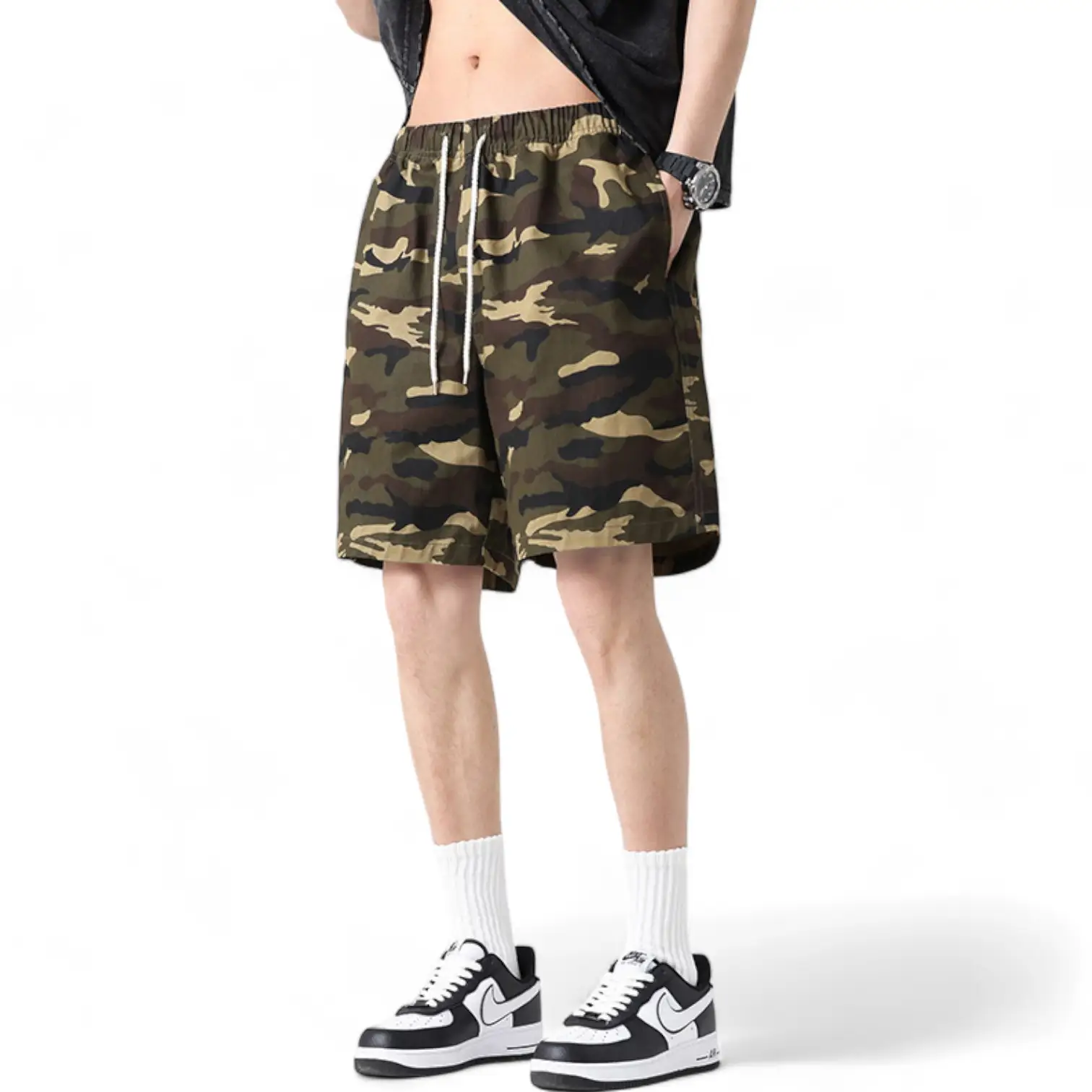SHORT MILITAIRE EN COTON SOUPLE - Image 14