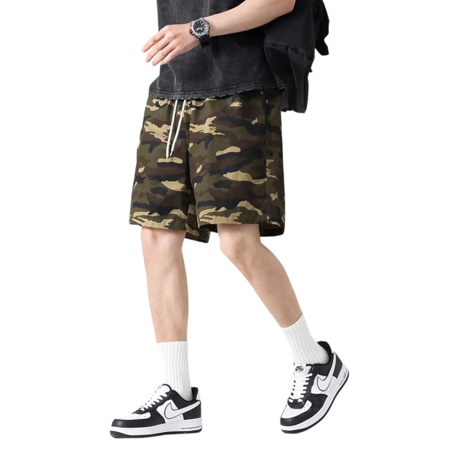 SHORT MILITAIRE EN COTON SOUPLE - Image 16