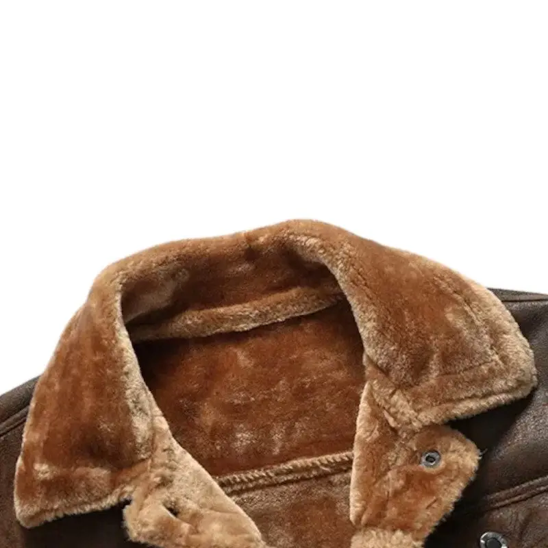 Veste aviateur homme imitation cuir - Image 5
