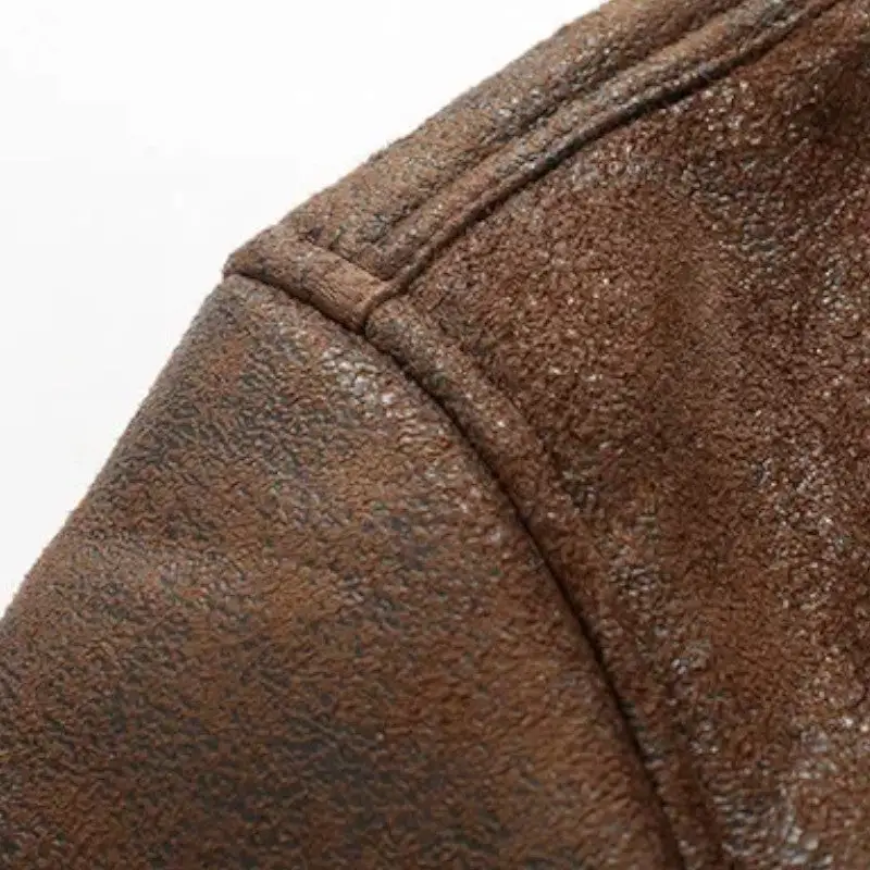 Veste aviateur homme imitation cuir - Image 6