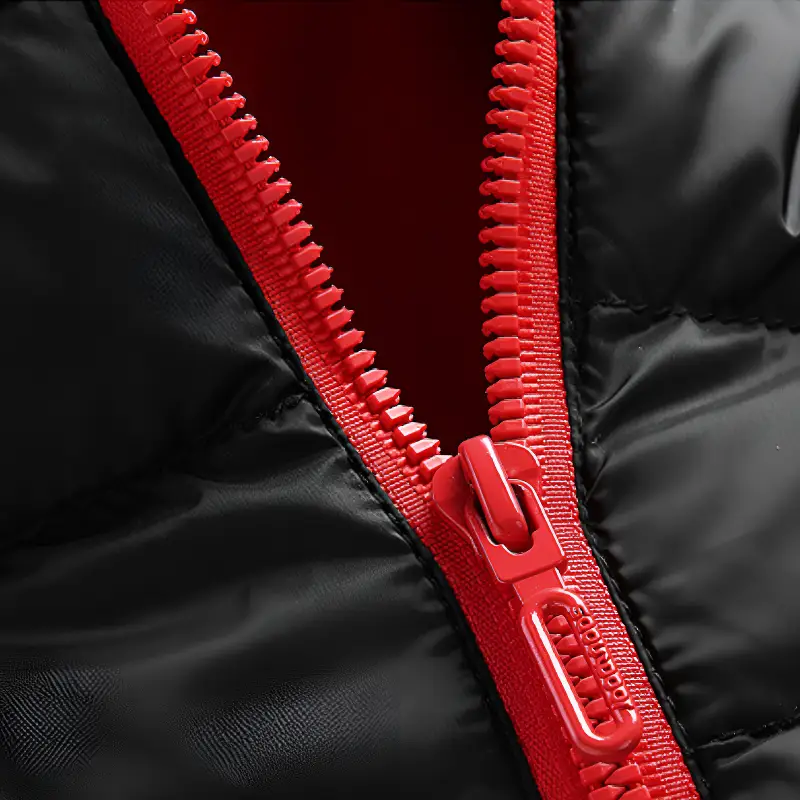 Veste chauffante 11 zones noire et rouge avec double commande - Image 10