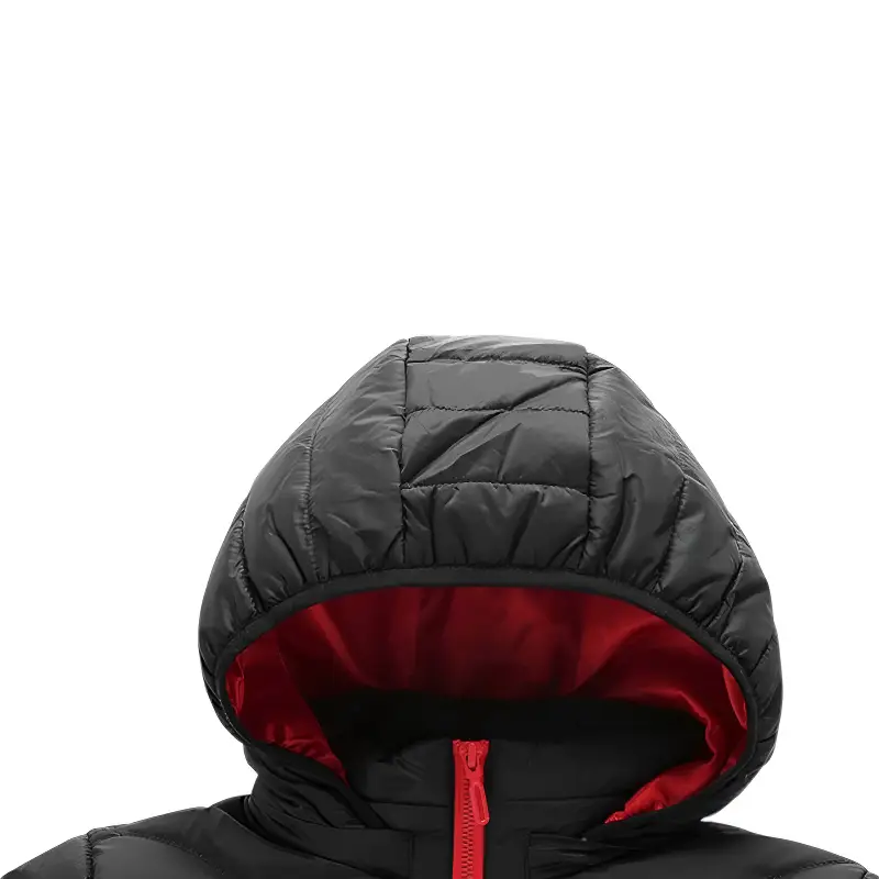 Veste chauffante 11 zones noire et rouge avec double commande - Image 5