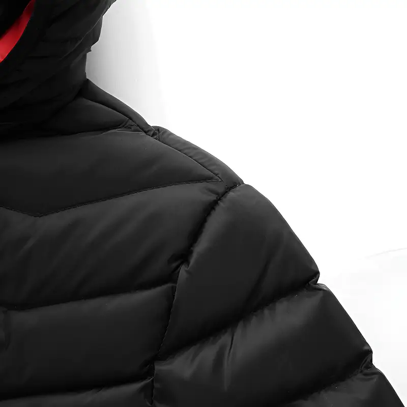 Veste chauffante 11 zones noire et rouge avec double commande - Image 7