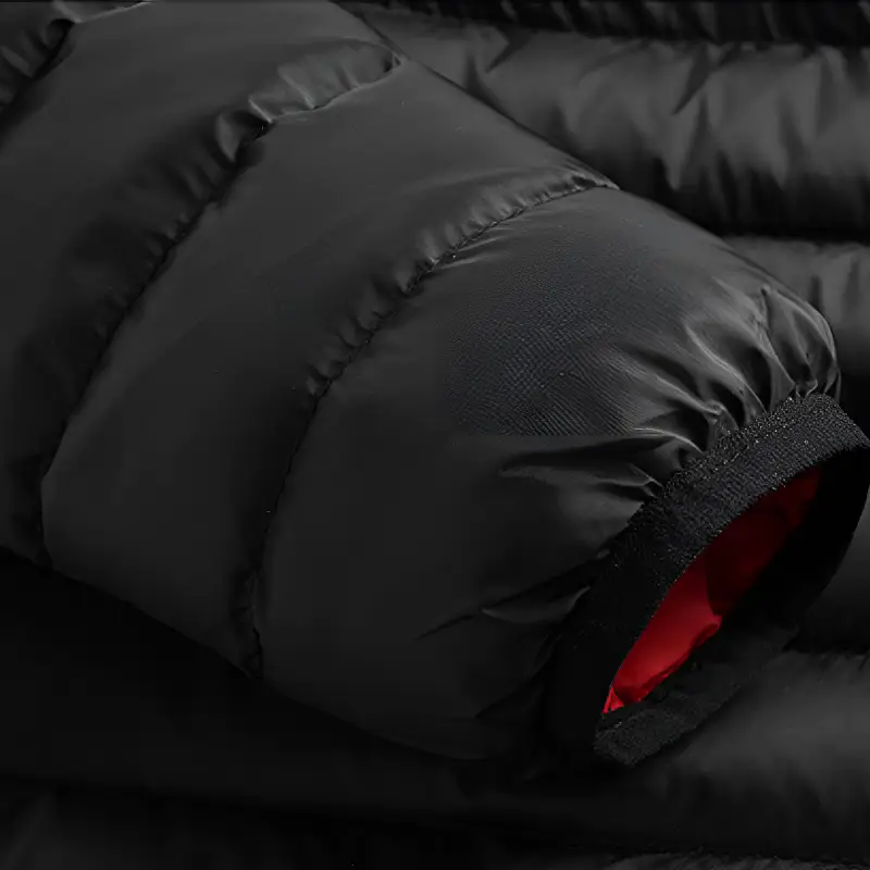 Veste chauffante 11 zones noire et rouge avec double commande - Image 8