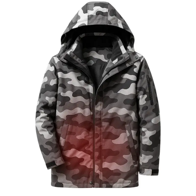 Veste chauffante camouflage multicolore - Image 11