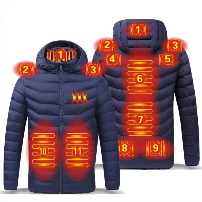 Veste chauffante usb femme 11 zones - Image 17