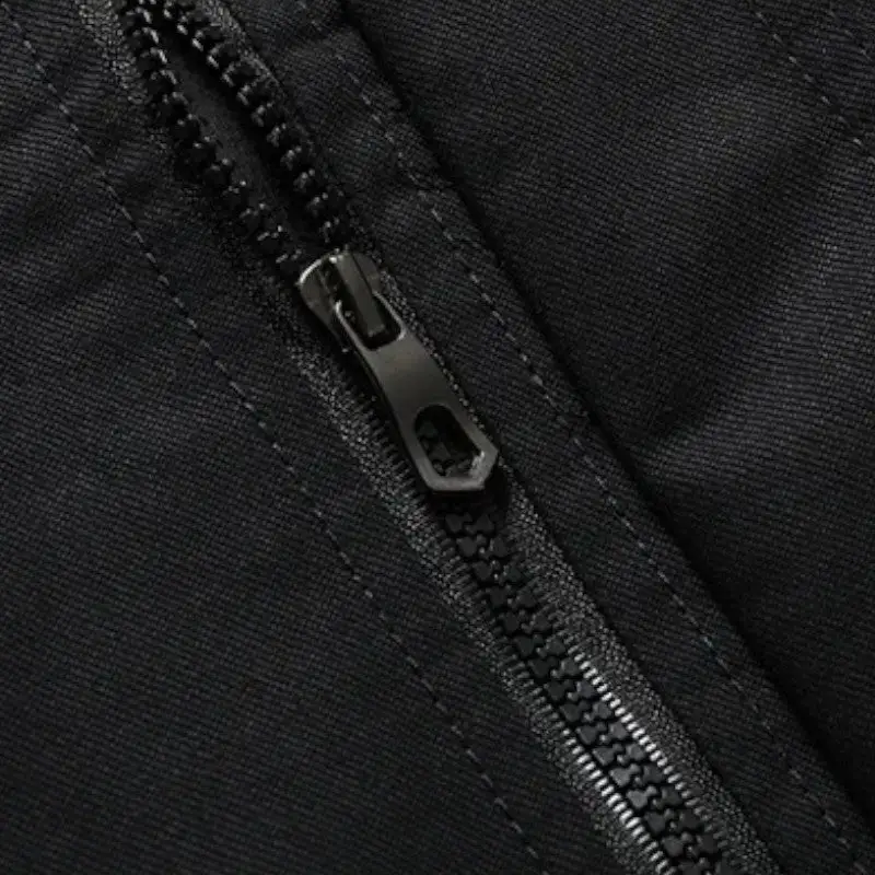 Veste homme militaire noire - Image 7